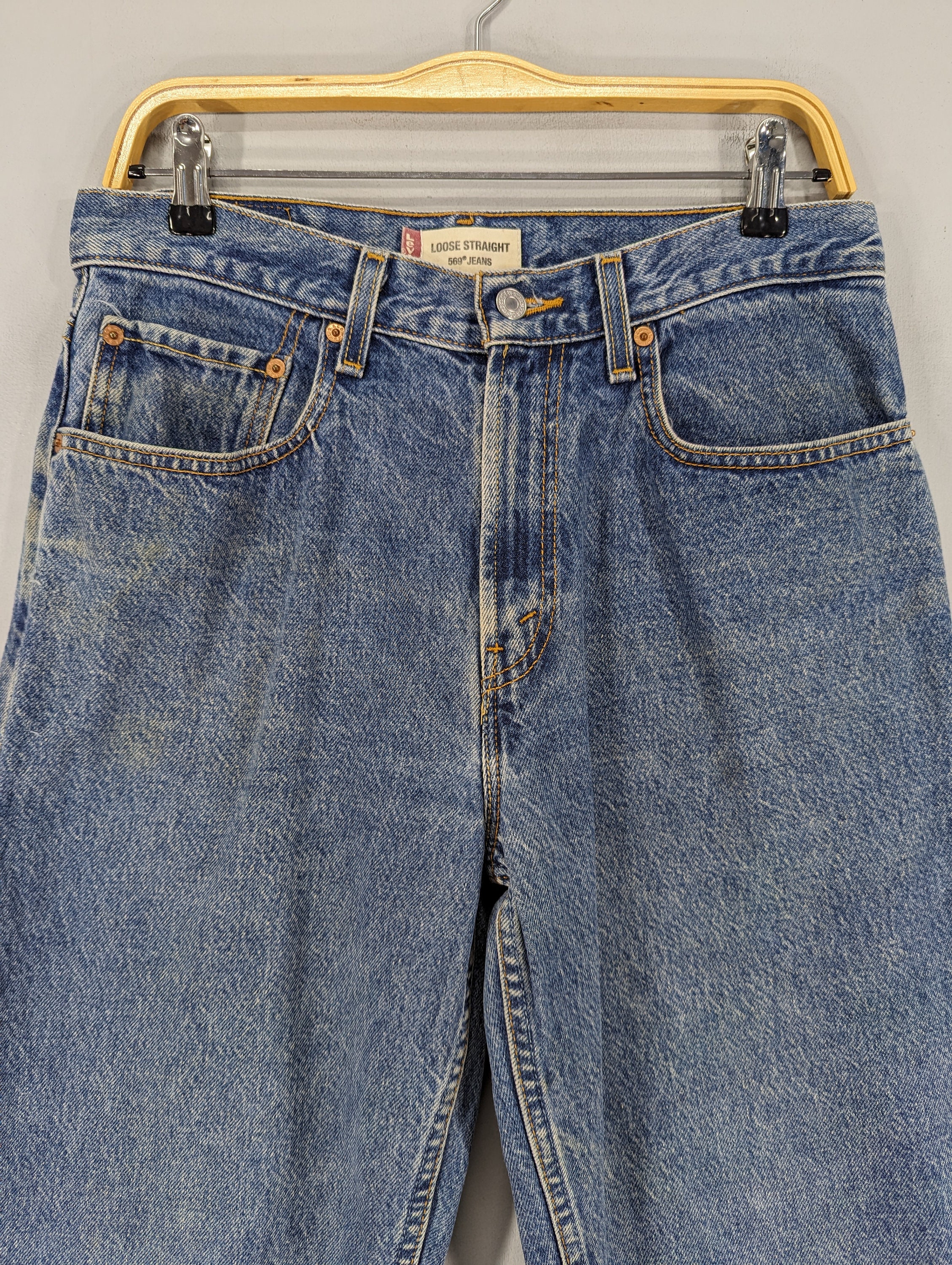 Vintage Y2K Levi's® 569 Distressed Loose Straight Denim