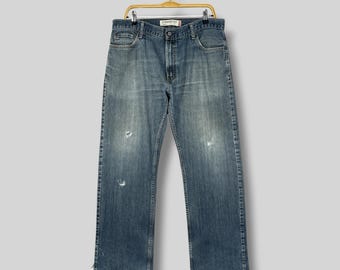 Size 29x32 Vintage Levi's 502 Faded Blue Jeans Straight Cut Jeans