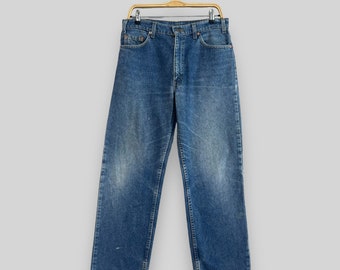 Talla 32 Vintage Levis 510-0217 Vaqueros desgastados Levis High Rise Medium Wash Denim Levis Reconstruct Boyfriend Slim Jeans Hecho en EE. UU. W32 L28