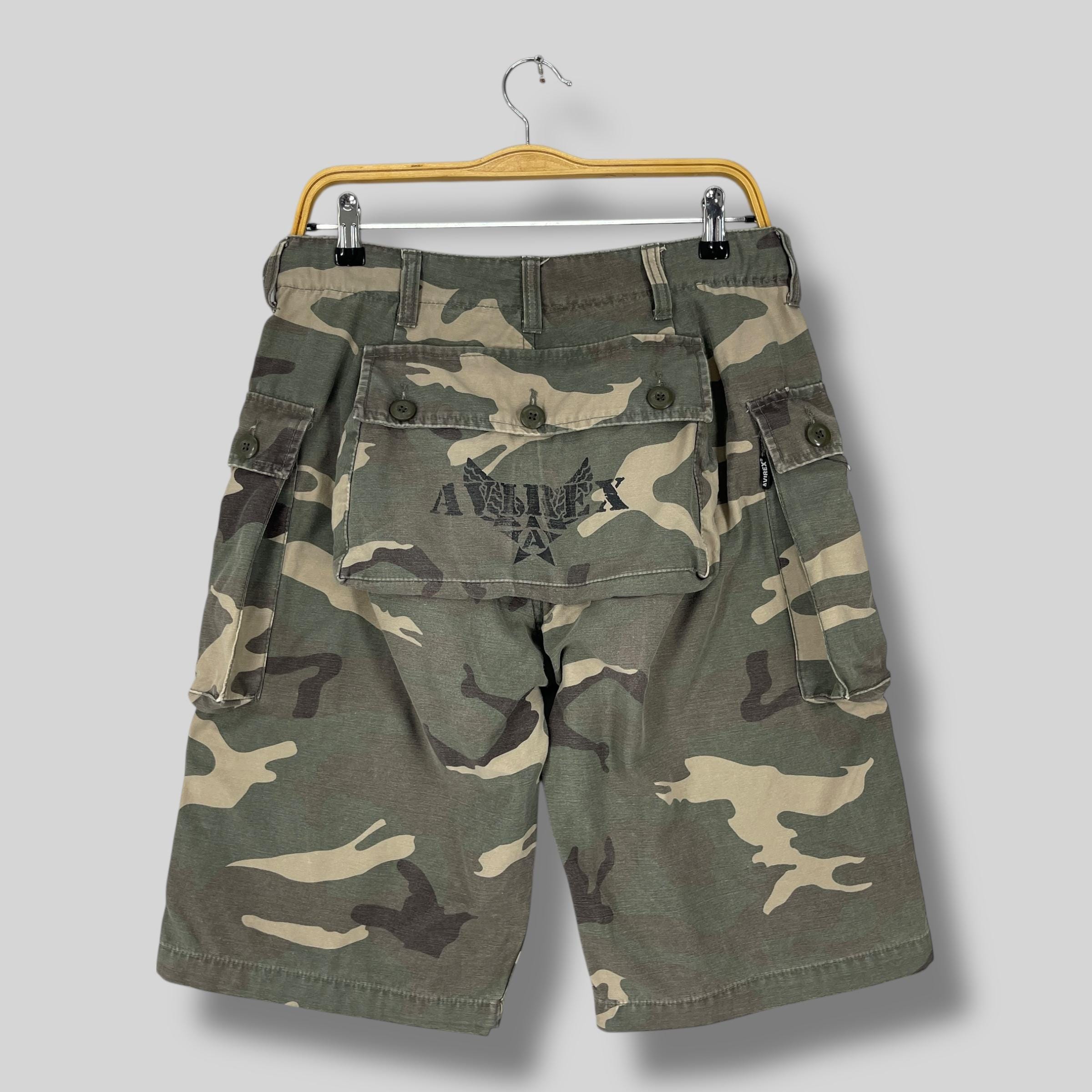 Vintage 90s Avirex Ltd. Flying Aircrew Garment Cargo Shorts