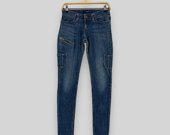 Size 27 Vintage Levis 535 Distressed Legging Jeans Levis Low Rise Dark Wash Denim Levis Small Hip Stretchable Jegging Women Jeans W27 L29