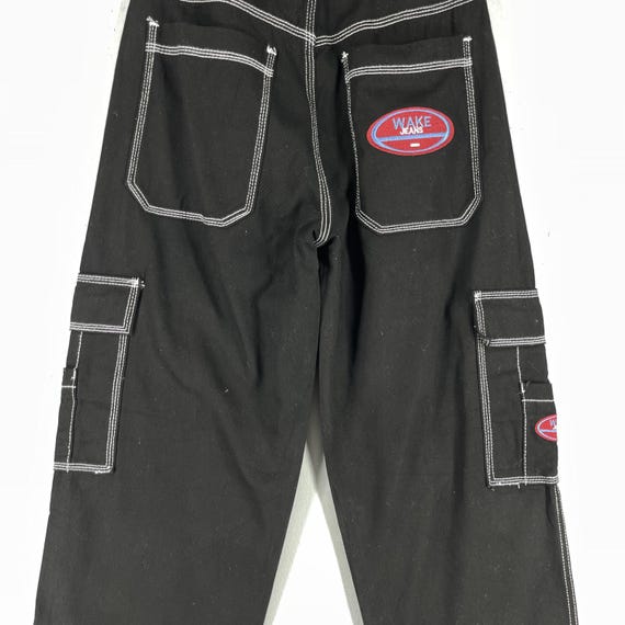 メンズ WAKE.JEANS Original Wide Straight Pants