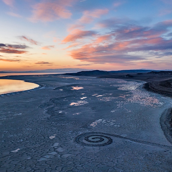 Spiral Jetty Sunset Print