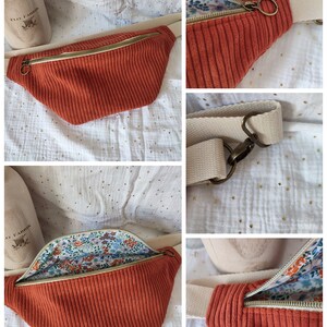 Corduroy fanny pack Trendy and practical accessory image 6