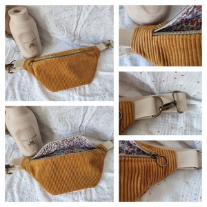 Corduroy fanny pack Trendy and practical accessory image 10