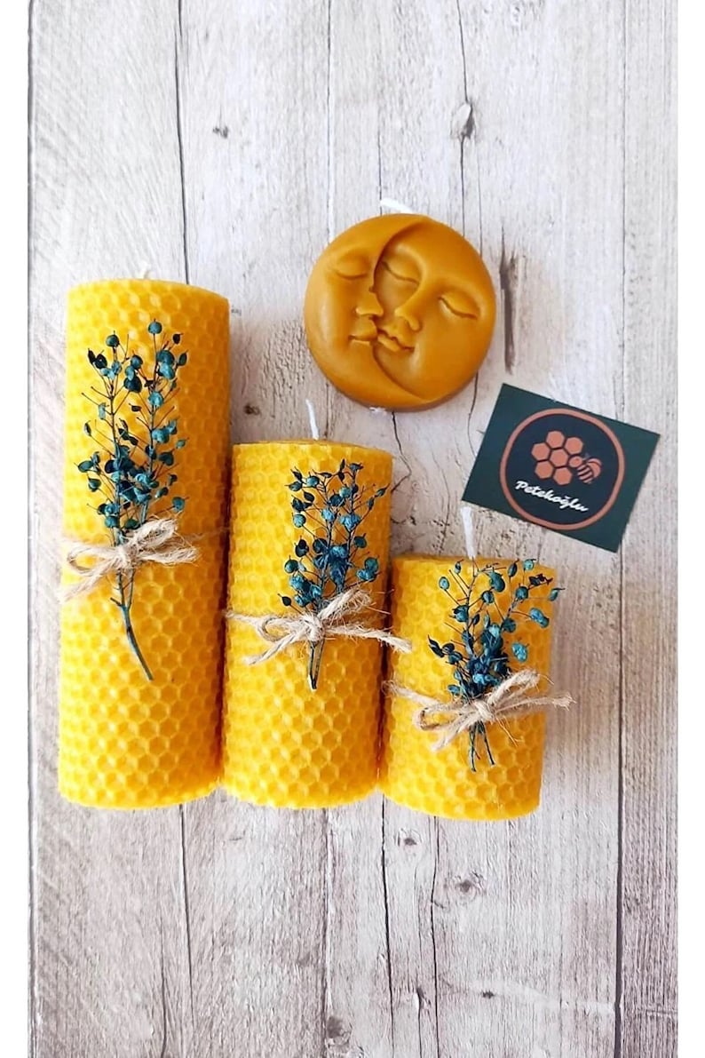 Candle Gift Set Natural Bee Wax Candles Christmas Candle Candles Gift