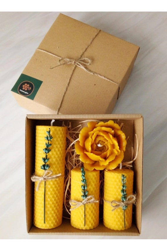 Beeswax Candle Decorative Candle Candle Gift Set Christmas Candle Natural  Candle Beeswax Candle Kits Farmhaus Dekor Wholesale Candles 