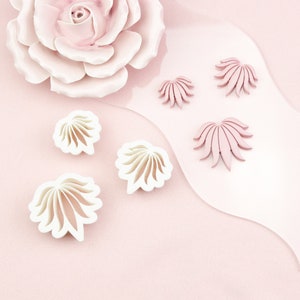Flower Clay Cutter For Making Jewlery, Flower Shaped Clay Cutter