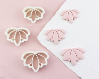 Lotus Flower Polymer Clay Cutter