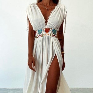 Dress women, Princess Dress, Maxi Dress, Vintage Dress, Greek Goddess Dress, Boho Dress, Wedding Dress, Bridesmaid Dress, Cocktail Dress