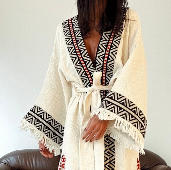 Kimono Jacket Kimono Robe Swimwear Boho Kimono Japanese Kimono