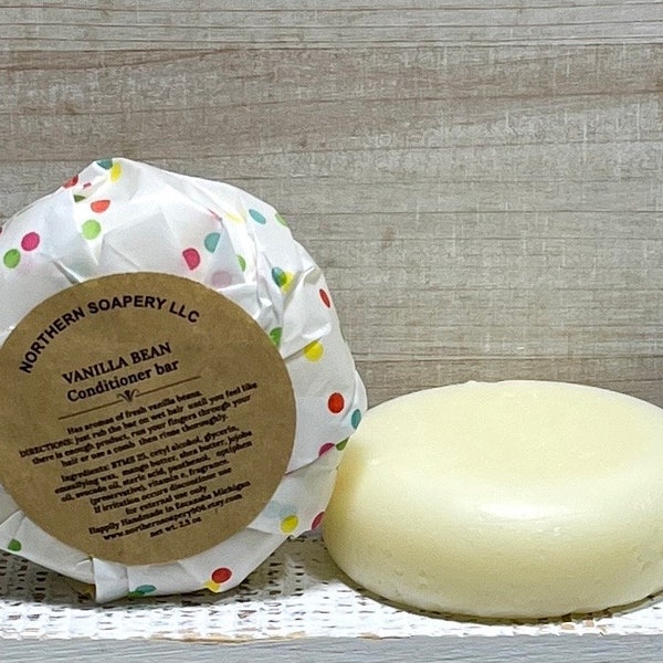 vanilla bean solid conditioner bar