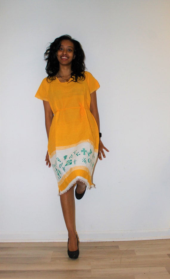 Ethiopian Alphabet Dress Etsy