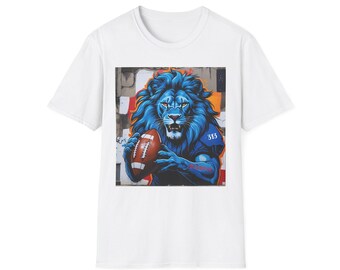 Lion 313 Tshirt - Unisex Softstyle Tee, Men's Women's Graphic Shirt, Animal Lover Gift, Wildlife Safari Apparel, King of the Jungle Fashion