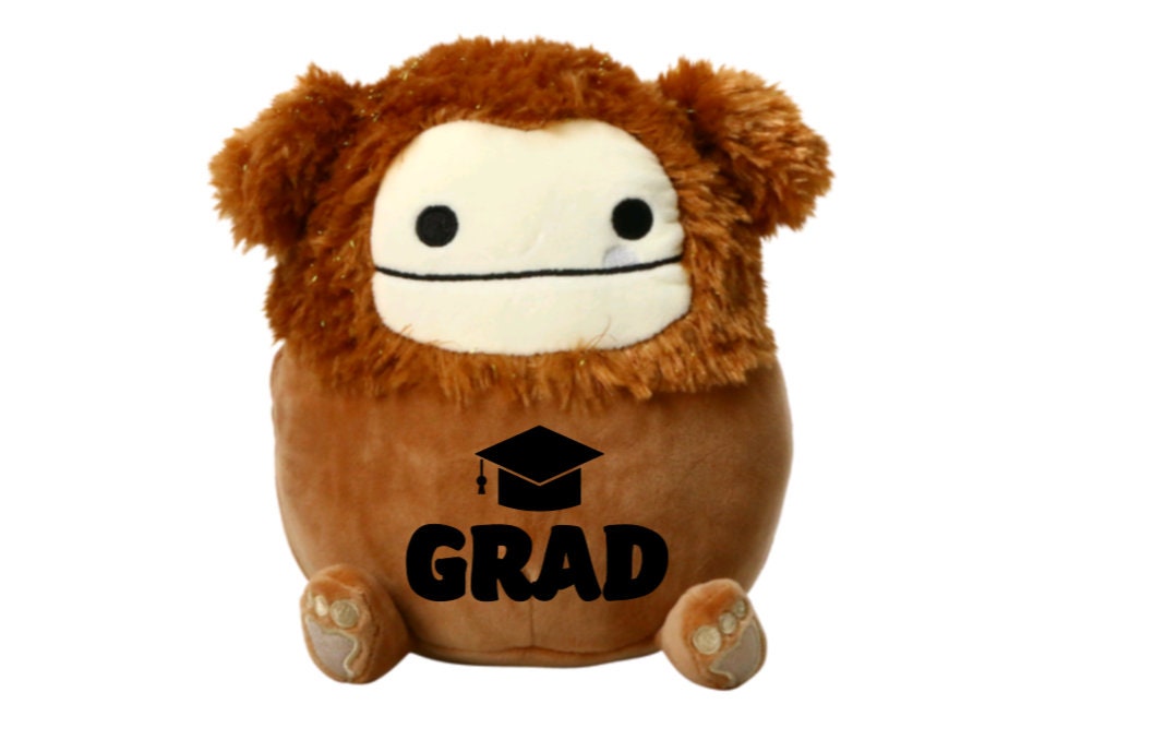 Graduation Squishmallow Benny the Bigfoot Grad Cap Congrats Etsy