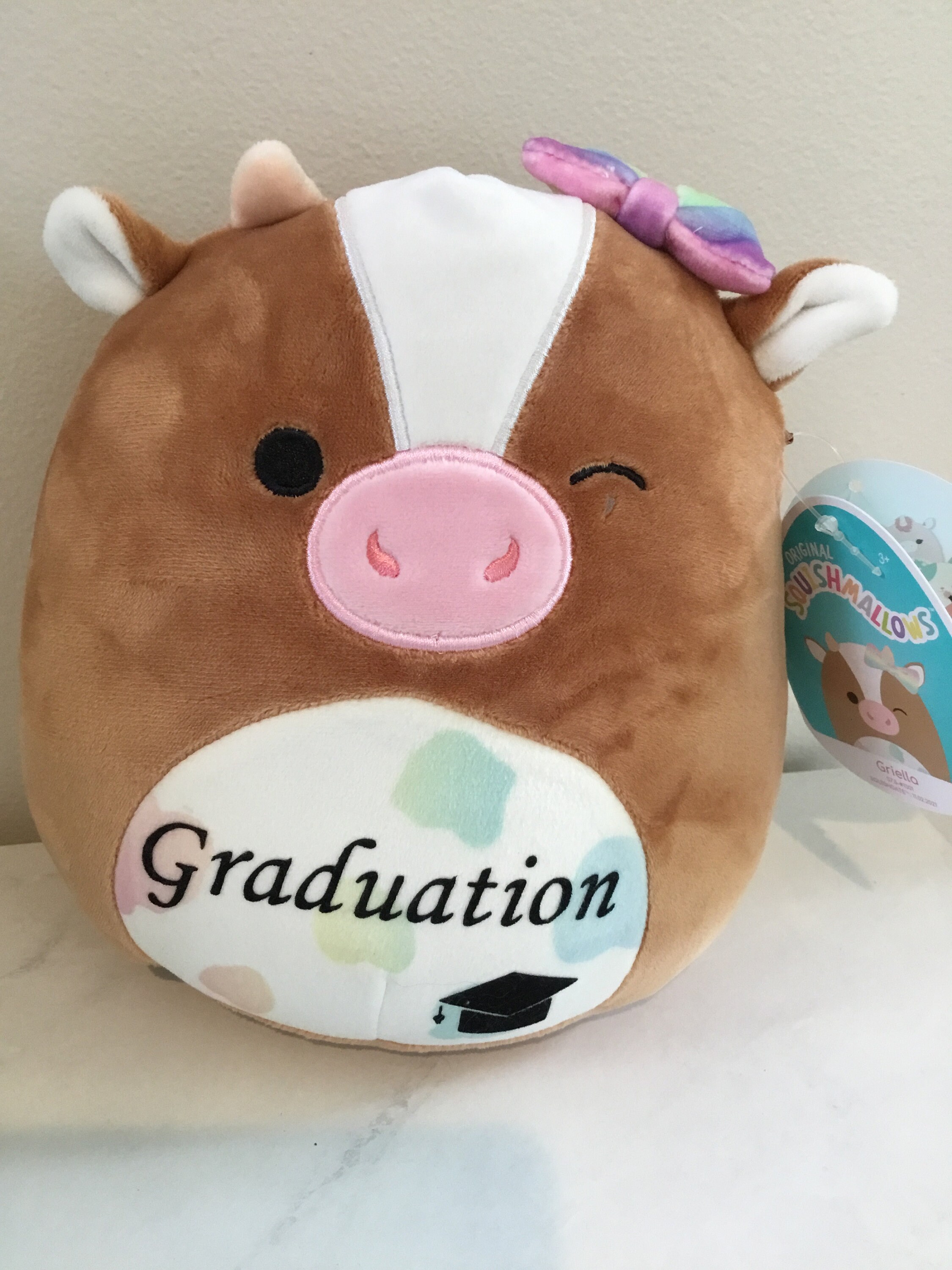 Personalized Graduation Cow Squishmallow Stuffed lupon.gov.ph
