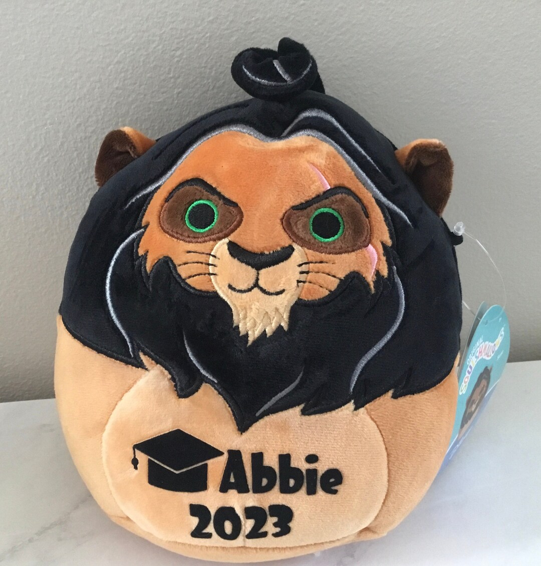 Graduation Squishmallow the Lion King Scar Personalized Etsy