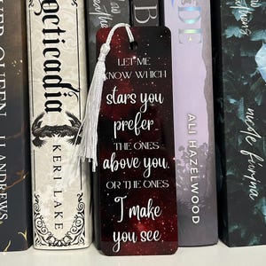 Which Stars You Prefer Aluminum (Metal) Bookmark | Officially Licensed HD Carlton Merch | Cat & Mouse Duet | Dark Romance Reader
