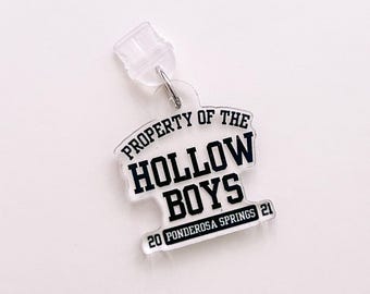OOPSIE Property of the Hollow Boys Kindle Charm | Monty Jay Officially Licensed Merch, Bookish Accessory