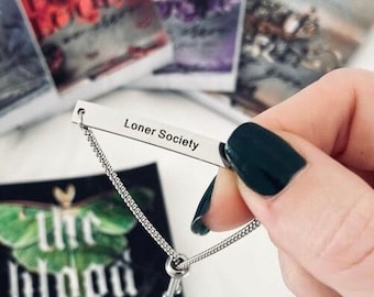 PRE-ORDER Loner Society Bracelet | Officially Licensed Hollow Boys Series Monty Jay | Bookish Jewelry | Bookish Bracelet |Dark Romance Merch