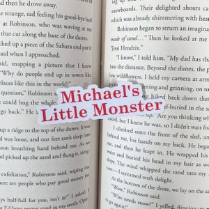 Naklejka Michael's Little Monster | Seria Devil's Night autorstwa Penelope Douglas Merch