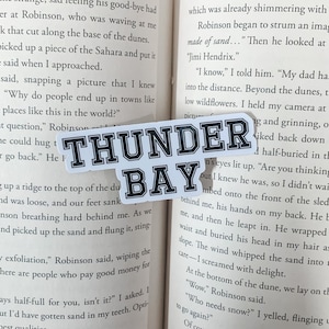 Thunder Bay Sticker | Penelope Douglas Merch | Devils Night Series Merch | Dark Romance