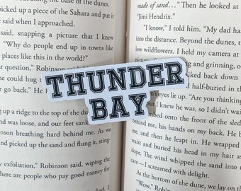 Thunder Bay-klistermärke | Penelope Douglas-merchandise | Devils Night-seriens merchandise | Dark Romance