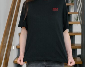 Jude's Geeks Embroidered Shirt | Officially Licensed River Styx Heathens Monty Jay Merch