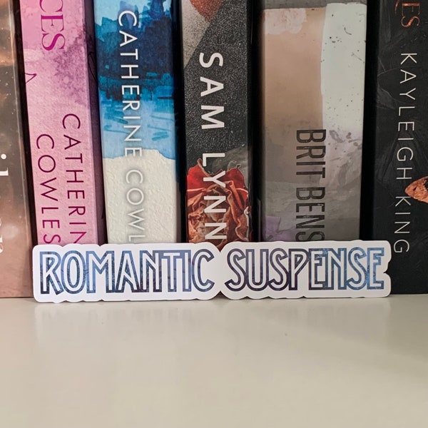 Romantic Suspense Sticker | Dark Romance Reader | Smut Reader | Serial Killer Romance | Stalker Romance