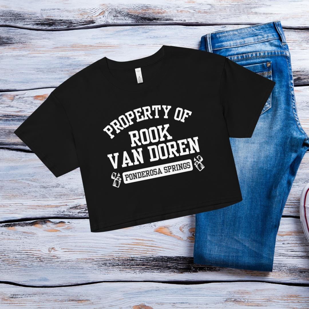 Property of Rook Van Doren Crop Top, Officially Licensed Hollow Boys ...