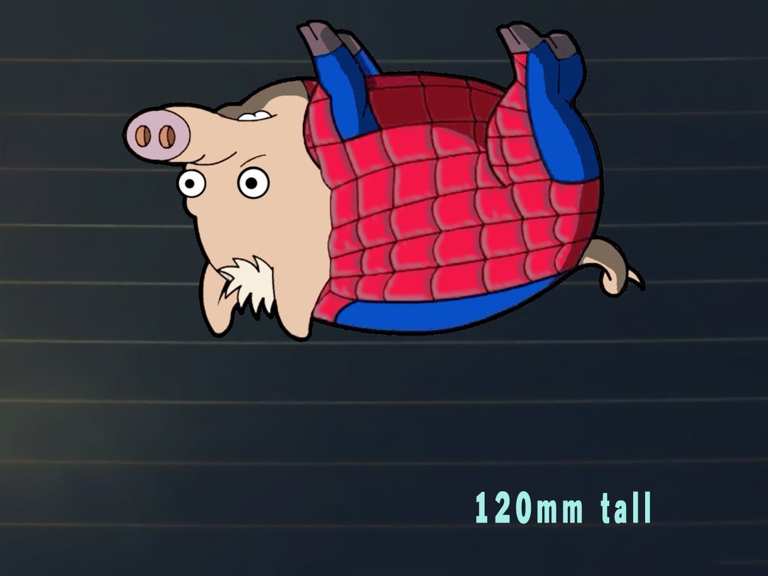 Spoderpig Spider Pig Spider Decal Sticker - Etsy