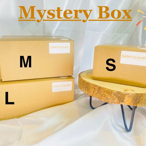 Mystery Box, Überraschungsbox, Handmade, Naturwachskerzen, dekorative Keramik, Schmuck, B Ware