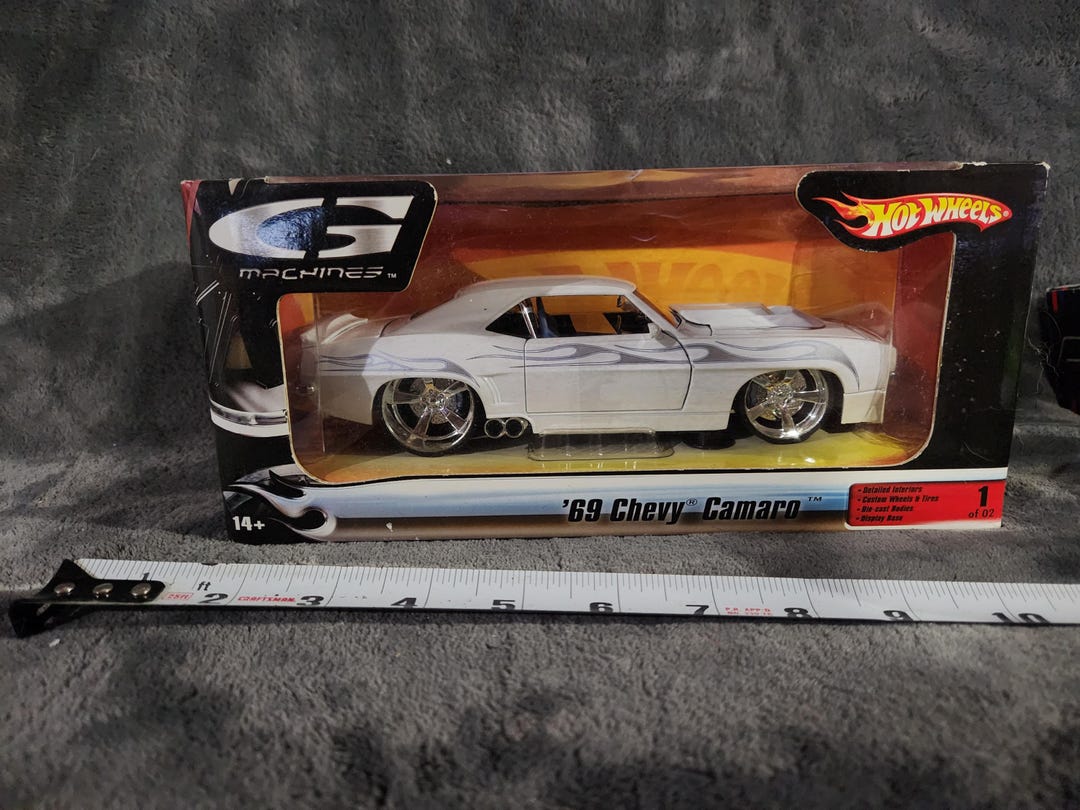 J* Vintage Hot Wheels G Machines '69 Chevy Camaro Die Cast 1 of 2