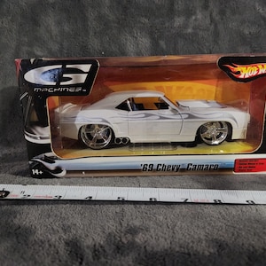 J* Vintage Hot Wheels G Machines &#39;69 Chevy Camaro Die Cast 1 of 2