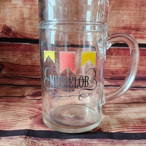 Vintage Oversized Michelob Beer Mug, Large Beer Mug Stein 32oz
