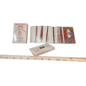 J* Baralho de Tarô Aleister Crowley Thoth Vintage Raro, Cartas de Tarô Oculto