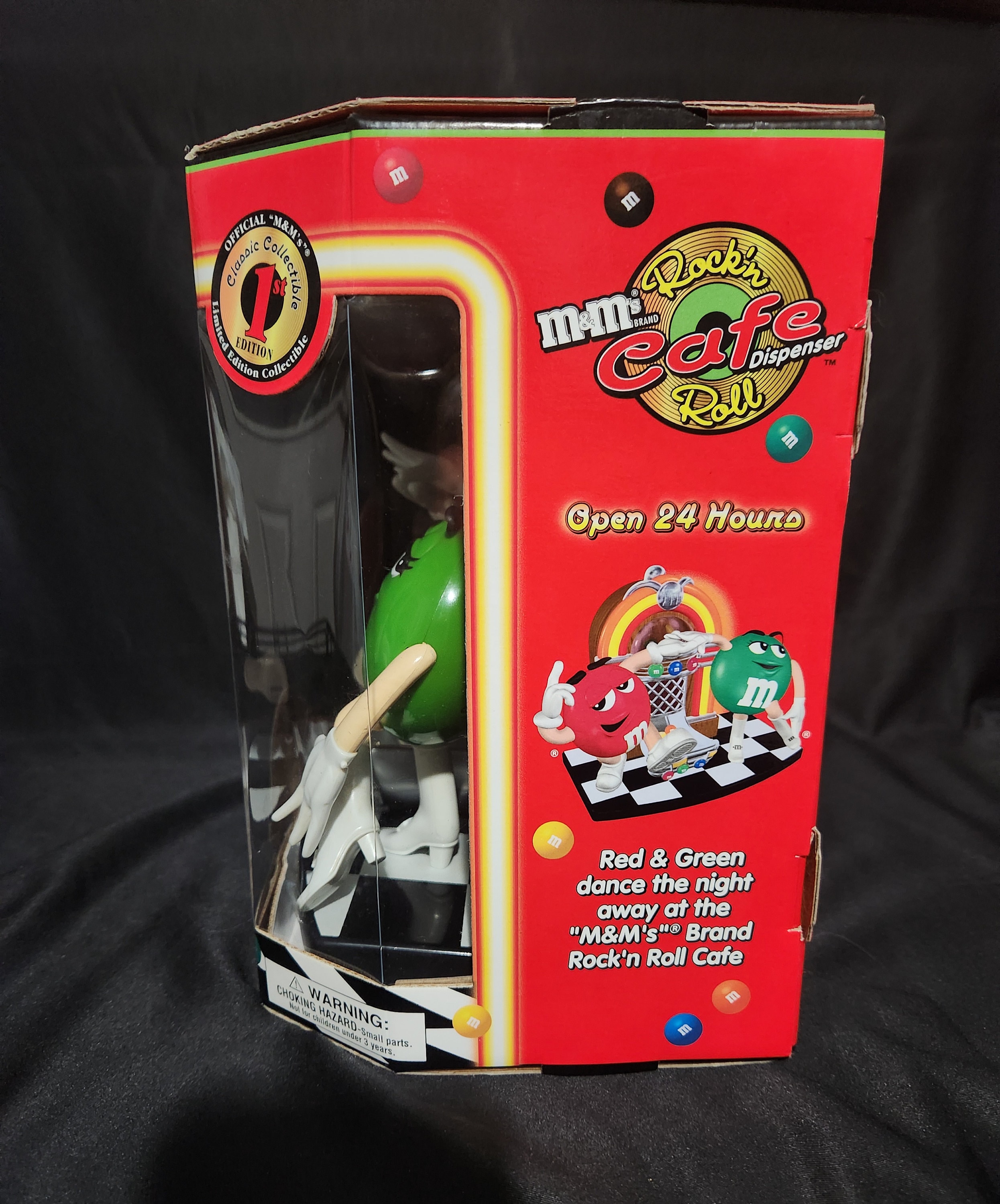 NOS Vintage M&m's Rock'n Roll Cafe Jukebox Candy Dispenser