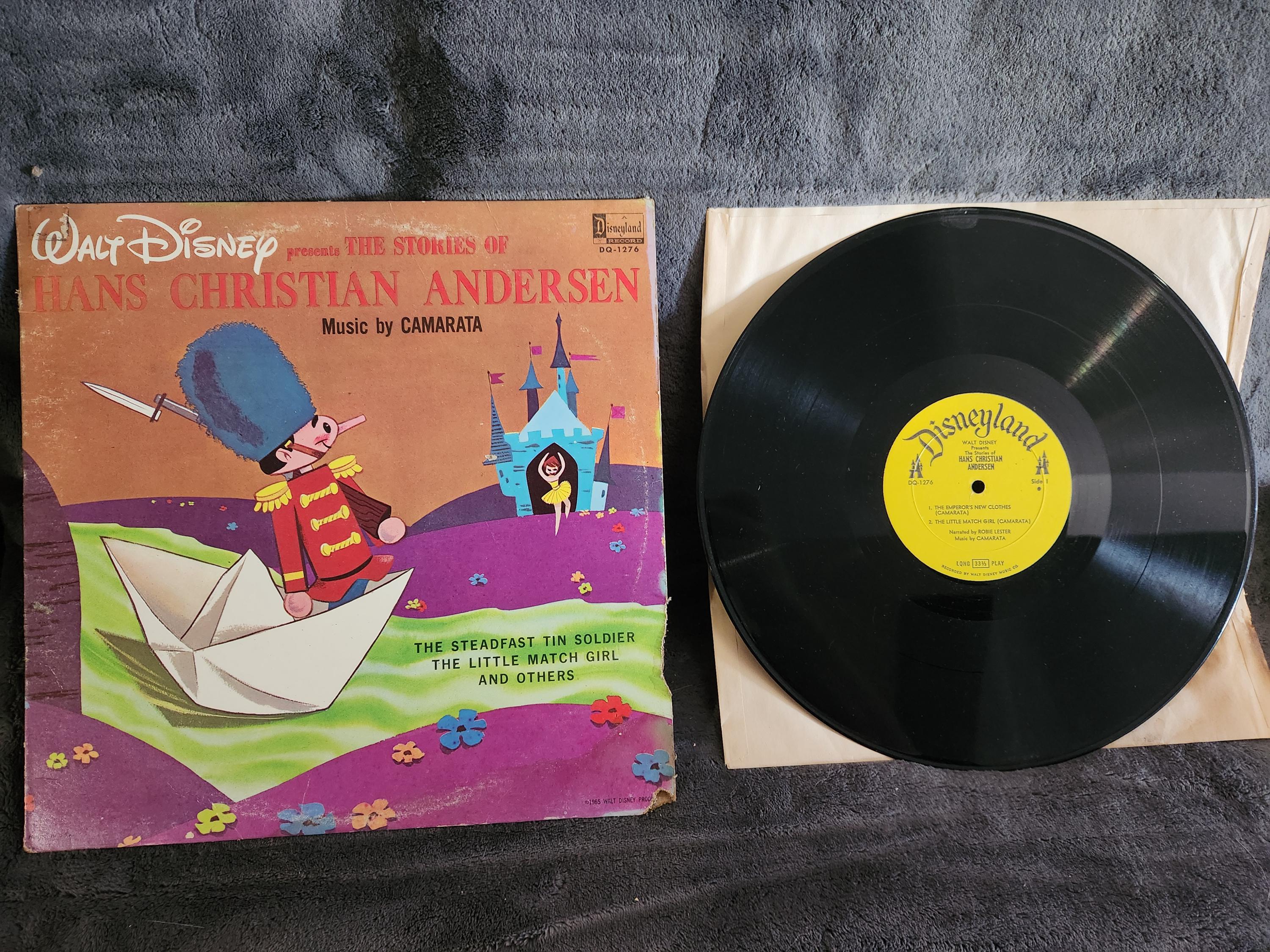 J* Vintage 1965 Hans Christian Andersen Disneyland Walt Disney
