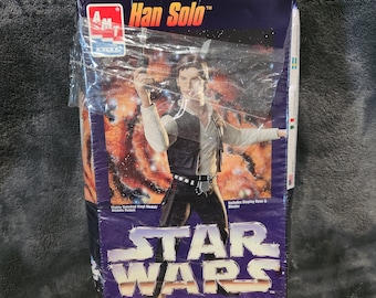 J* Vintage New NOS Star Wars Han Solo AMT Ertl 1/6 collector model kit