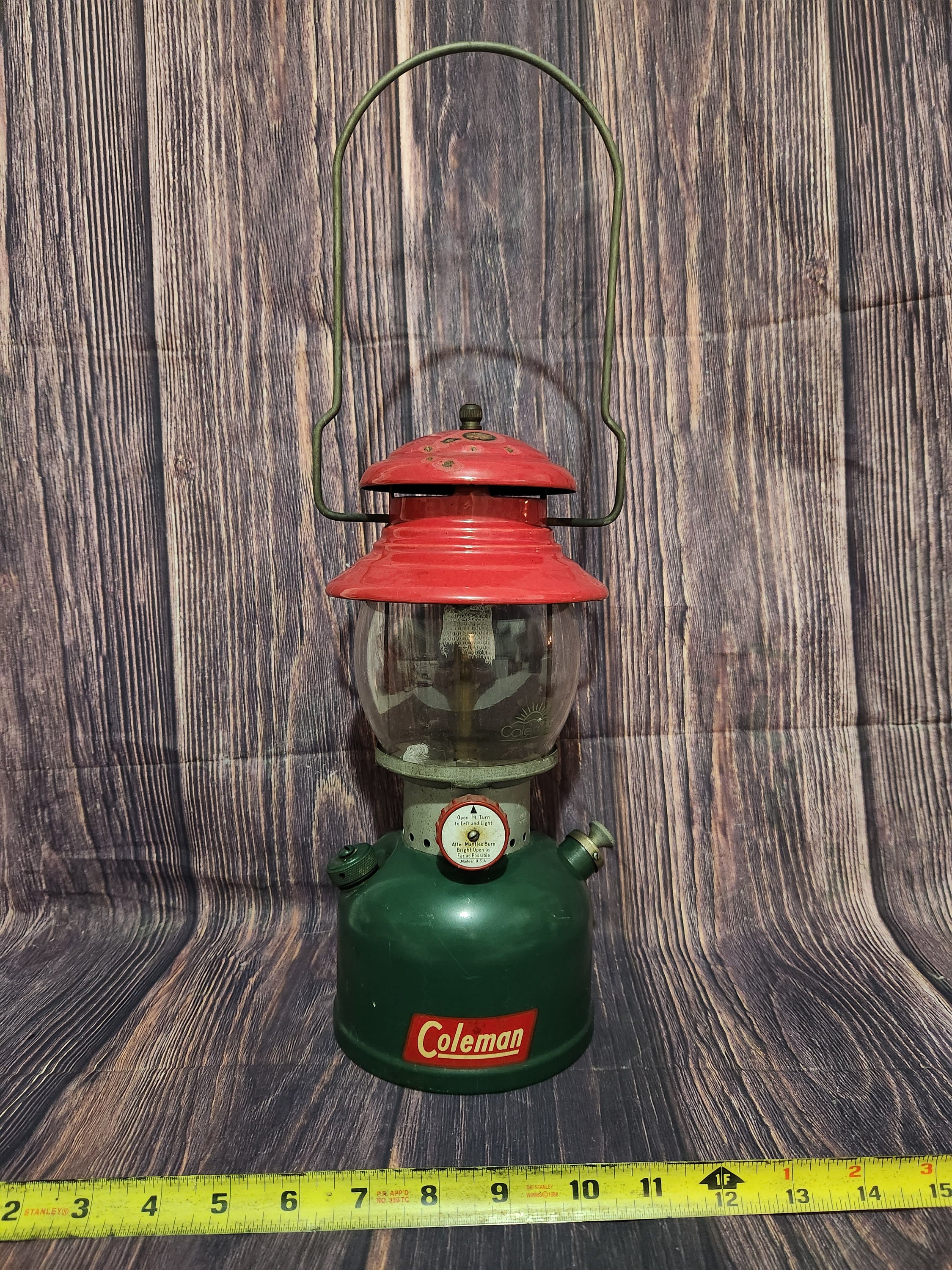 D** Vintage RARE 1951 Coleman 200A Single Mantle Christmas Holiday