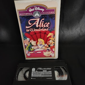 Vintage VHS Disney Alice in Wonderland