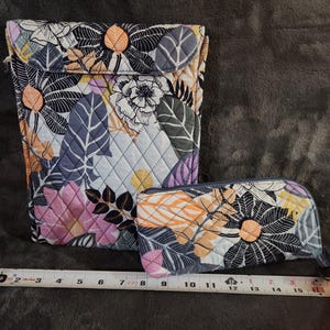 B* Vera Bradley sleeve and eye glasses case