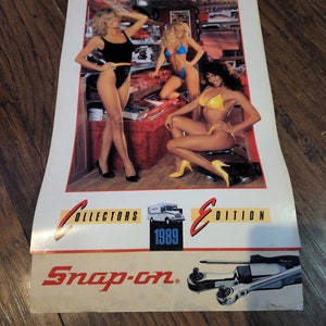 Vintage SNAP ON Tool Calendar -1989 Collectors Edition - Etsy