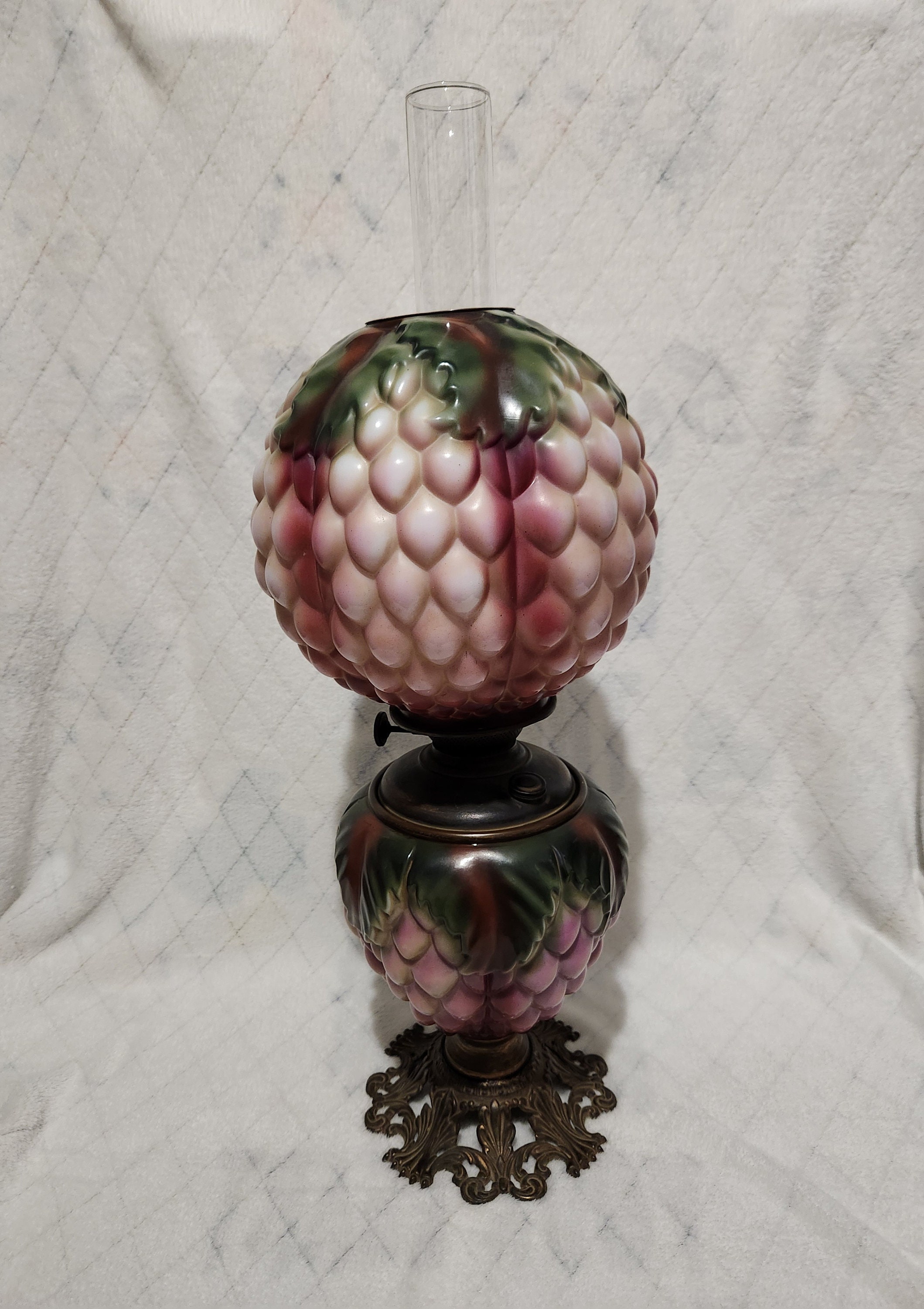 RARE Antique Gone With the Wind GWTW Oil Banquet Parlor Puffy