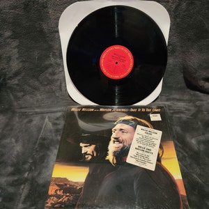 J* Vintage 1983 Take it to the Limit By Willie Nelson and Waylon Jennings LP vinyl record