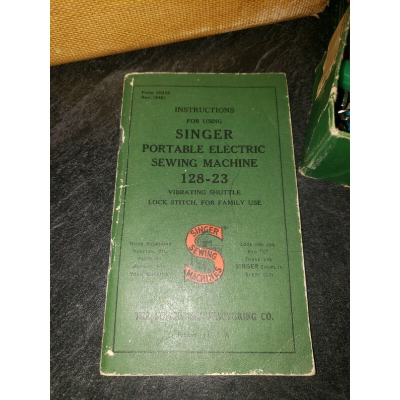Beautiful Vintage Singer 12823 Portable Electric Sewing Etsy