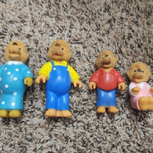 Vintage 1980s Berenstain Bear Figures McDonalds Happy Meal Toy 
