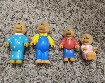 Vintage 1980s Berenstain Bear Figures McDonalds Happy Meal Toy 