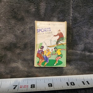 Jahrgang 1984 Professor Hoyle's Sports Trivia Game Series 5 Card Deck baby ruth