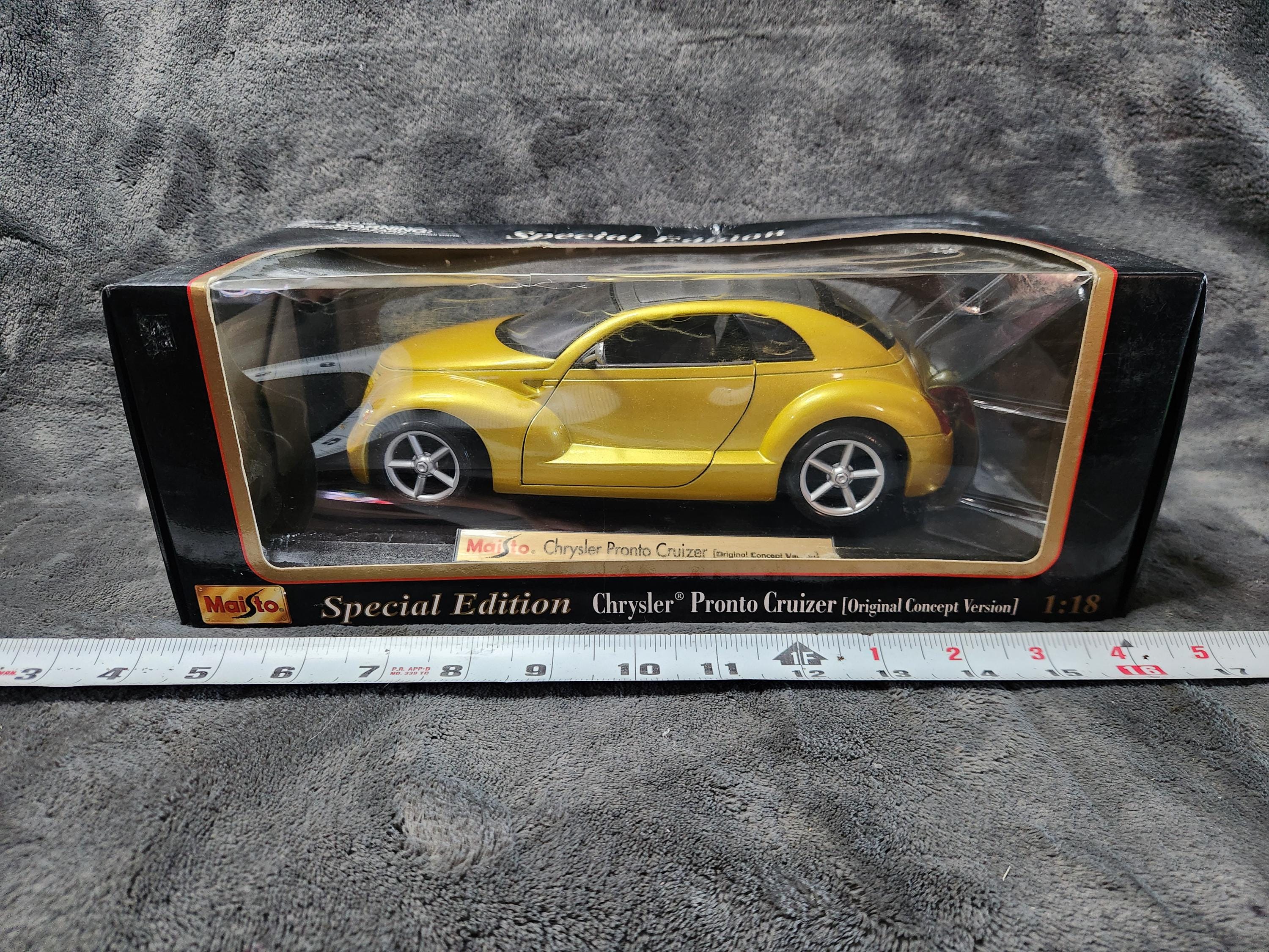 NOS Maisto 1:18 Scale Diecast Chrysler Pronto Cruiser Gold - Etsy